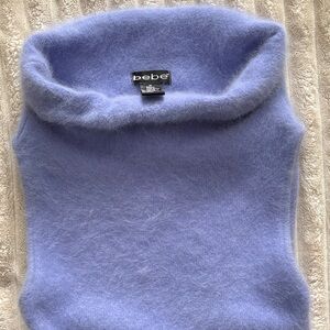 Bebe Women's Soft Lavender Cowl Neck Sweater